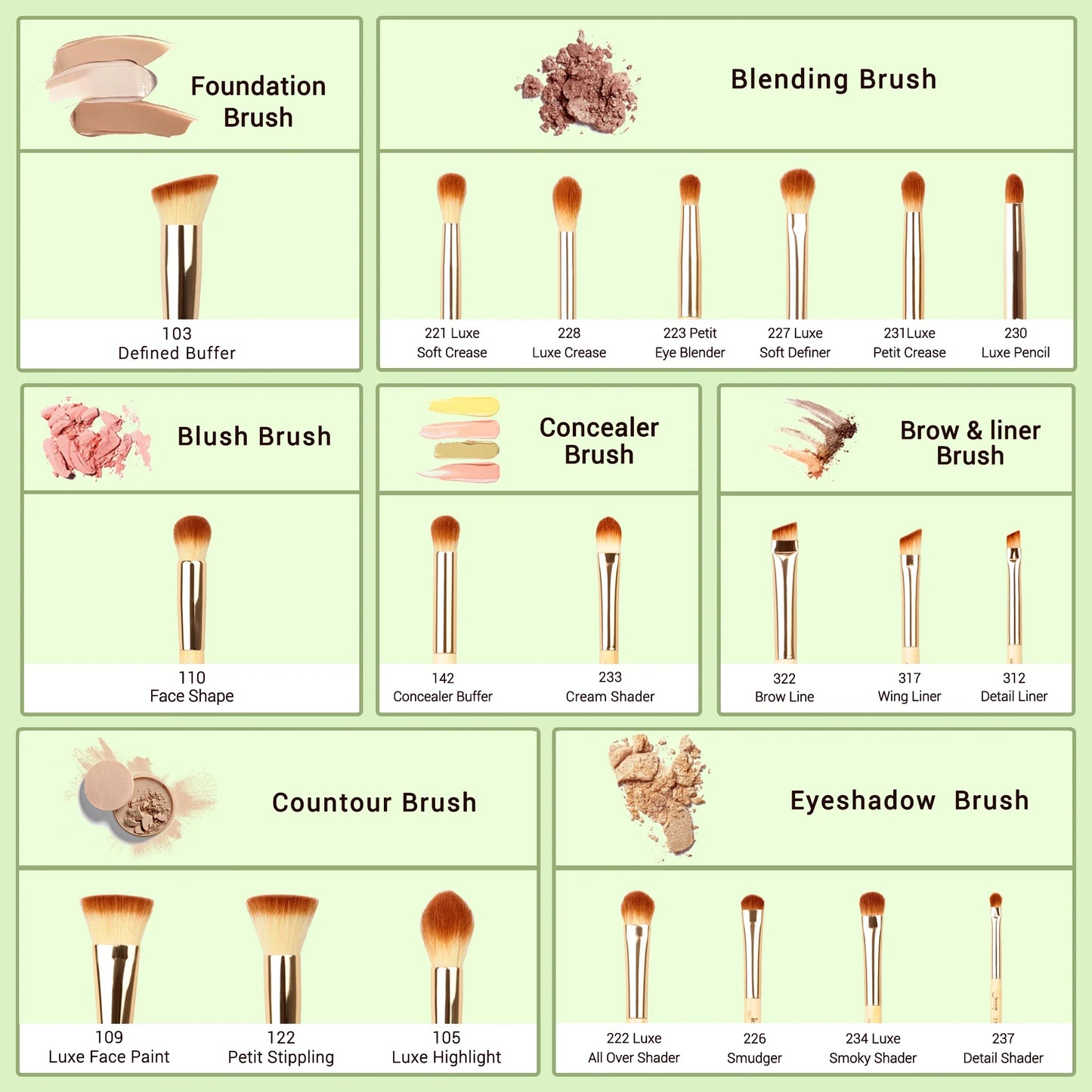 Brushes Bamboo Professional JESSUP