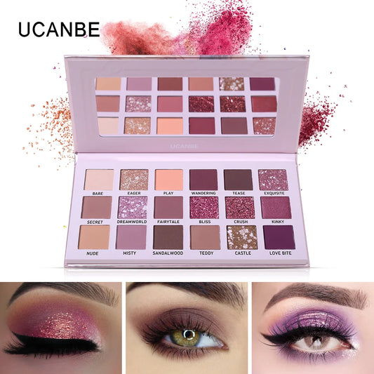 Ucanbe 2pcs Brand Eye Shadow