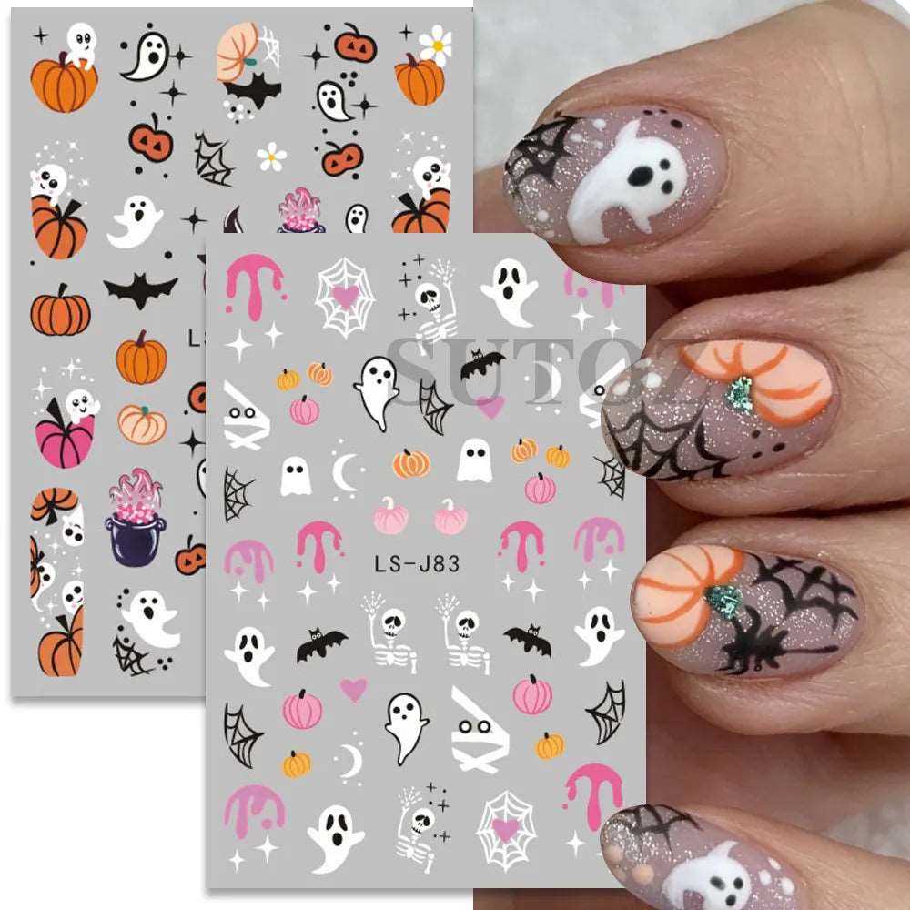 Manicure Sticker Halloween - myglowmuse