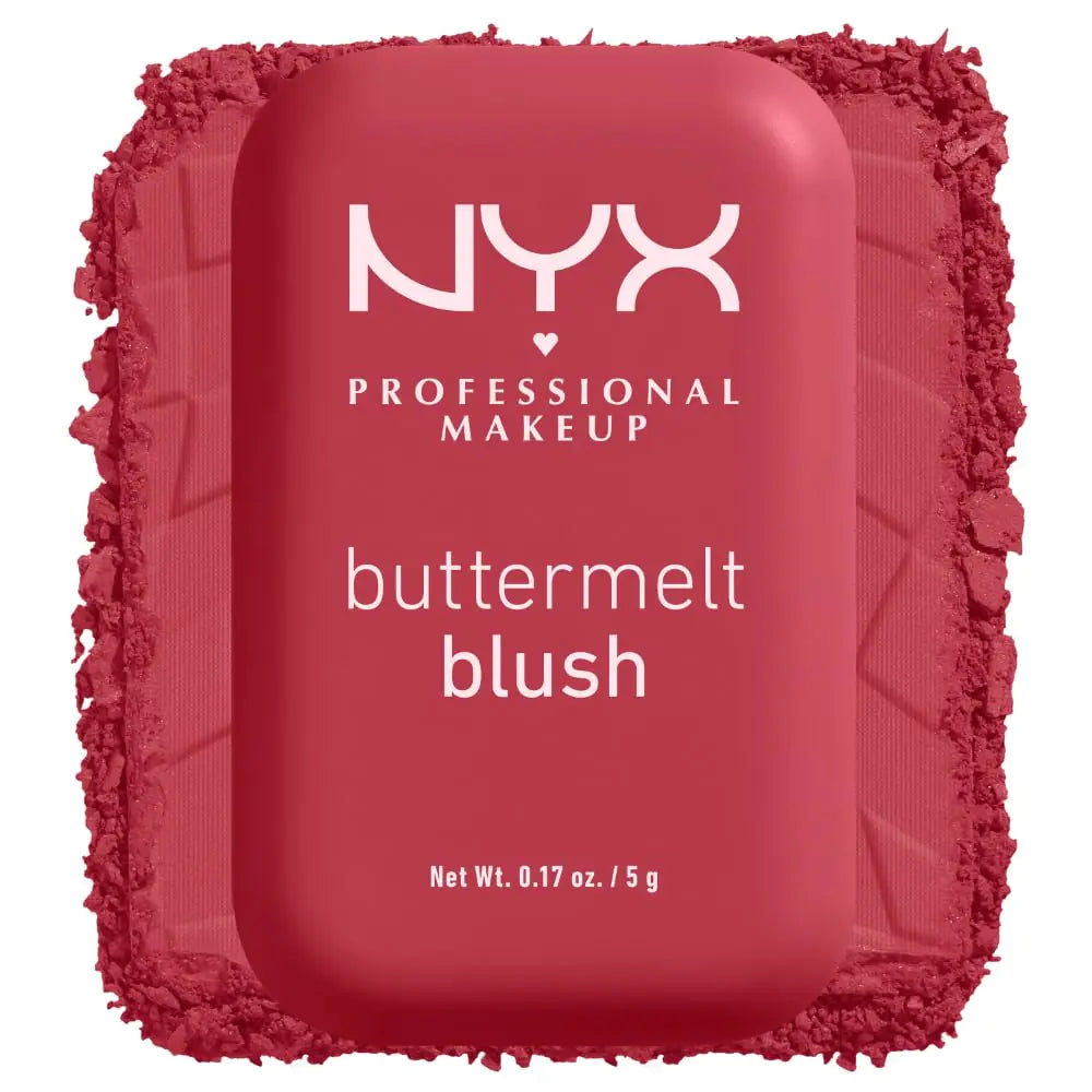 NYX Buttermelt Powder Blush – Vegan, Long-Lasting
