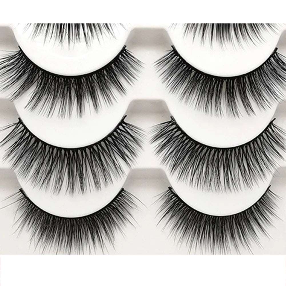 10 Pairs False eyelashes Magnetic Artificial Eyelashes Extension  Eyelashes on magnets Liquid Eyeliner Tweezer Set
