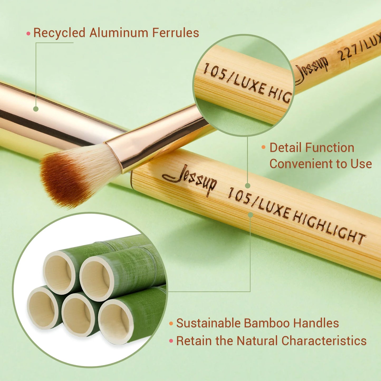 Brushes Bamboo Professional JESSUP