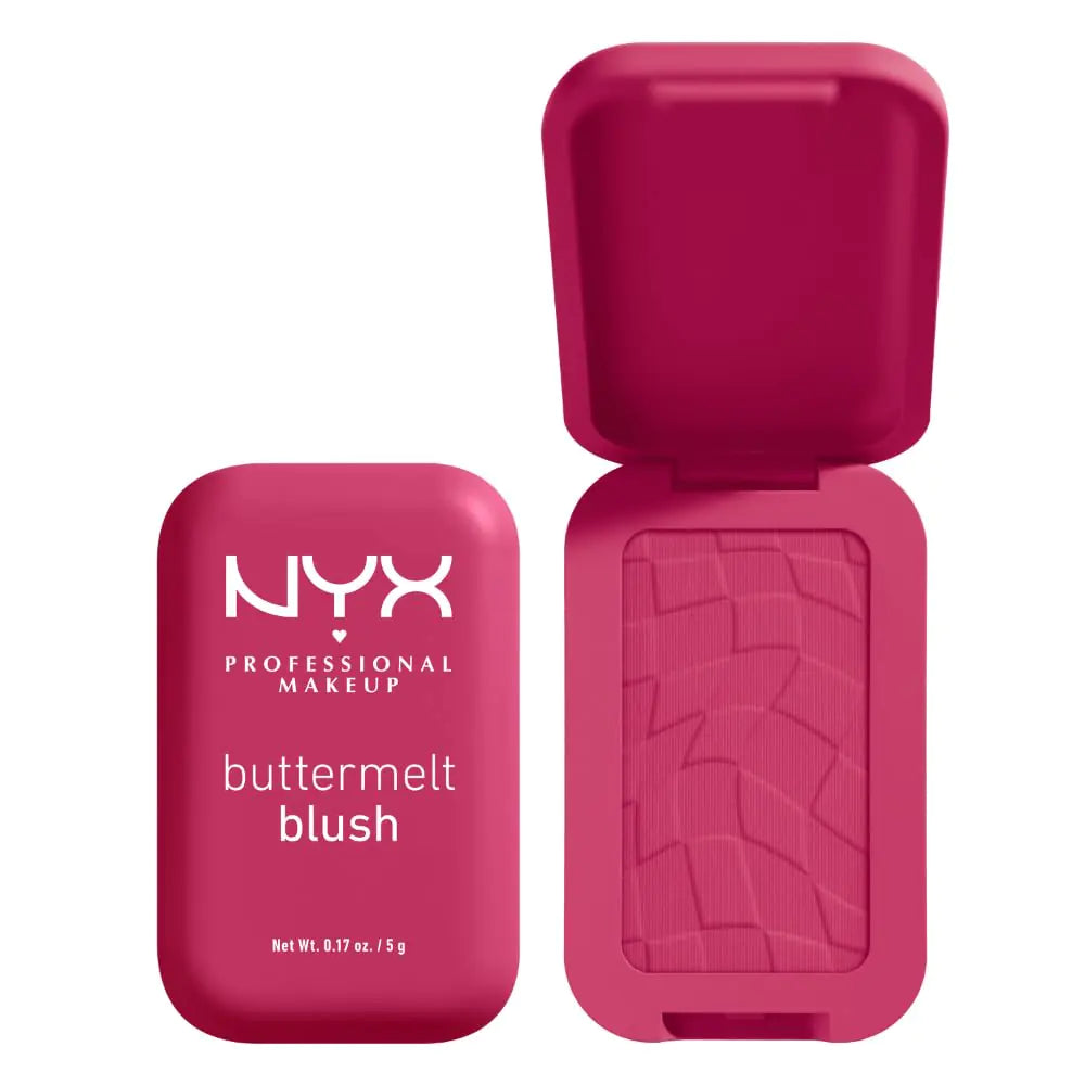 NYX Buttermelt Powder Blush – Vegan, Long-Lasting