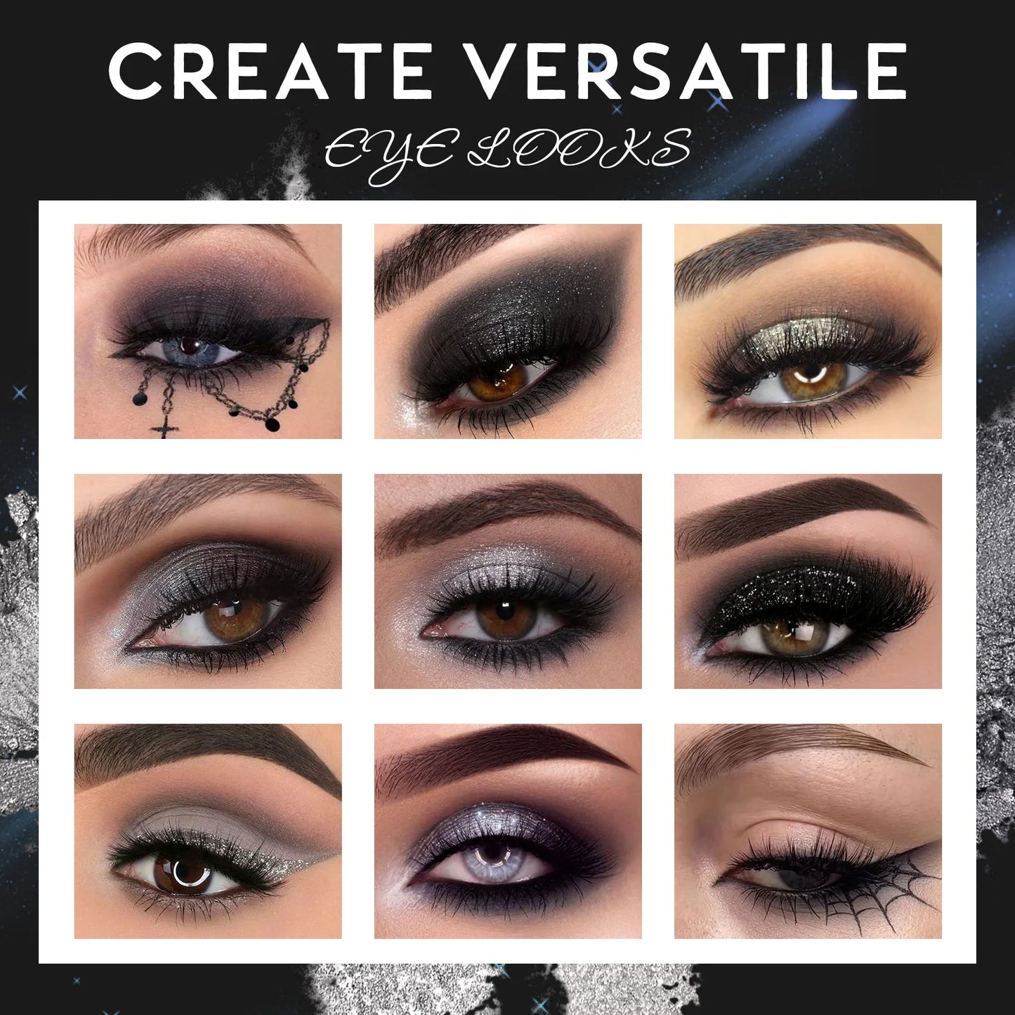 Ucanbe Black Eyeshadow Palette