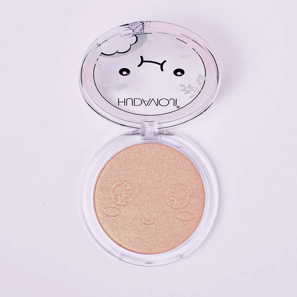 4 Colors Blush Palette Face Rouge Highlight Eyeshadow Pressed Powder Natural Color Rendering Lasting Makeup Blush Compact Powder