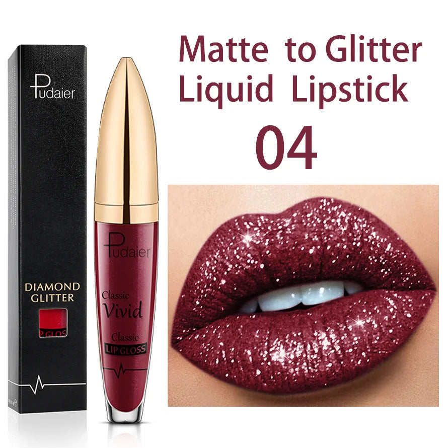 Matte or brilliant lipsticks PUDAIER