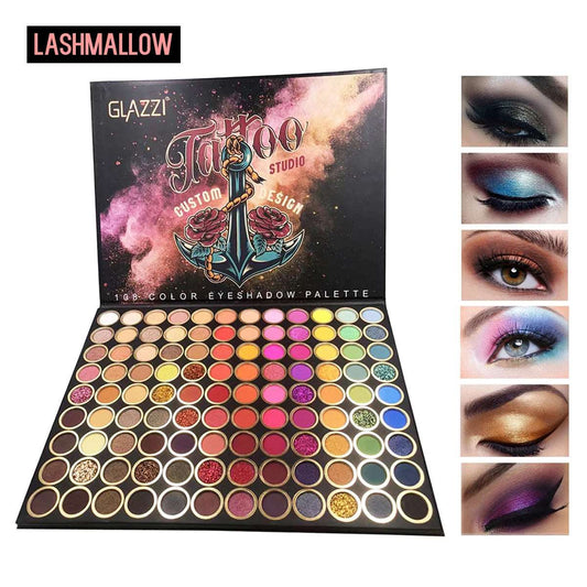 108 Colors Eyeshadow Palette Glitter Shimmer Matte Powder Waterproof Beauty Makeups Cosmetics Makeup Kit Maquiagem