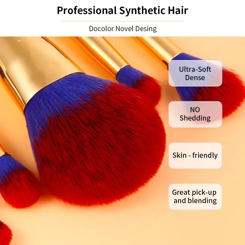 Brushes Set DOCOLOR - Oferta maquillajes
