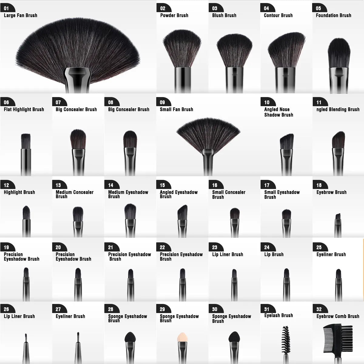 Brushes Set VANDER - myglowmuse