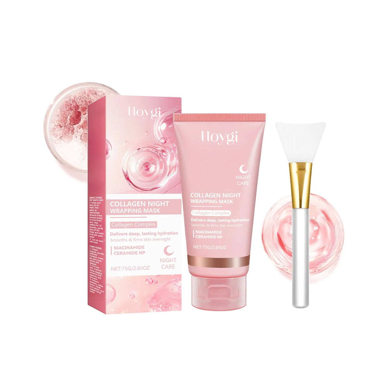 Collagen peel off mask deep cleansing pores - myglowmuse