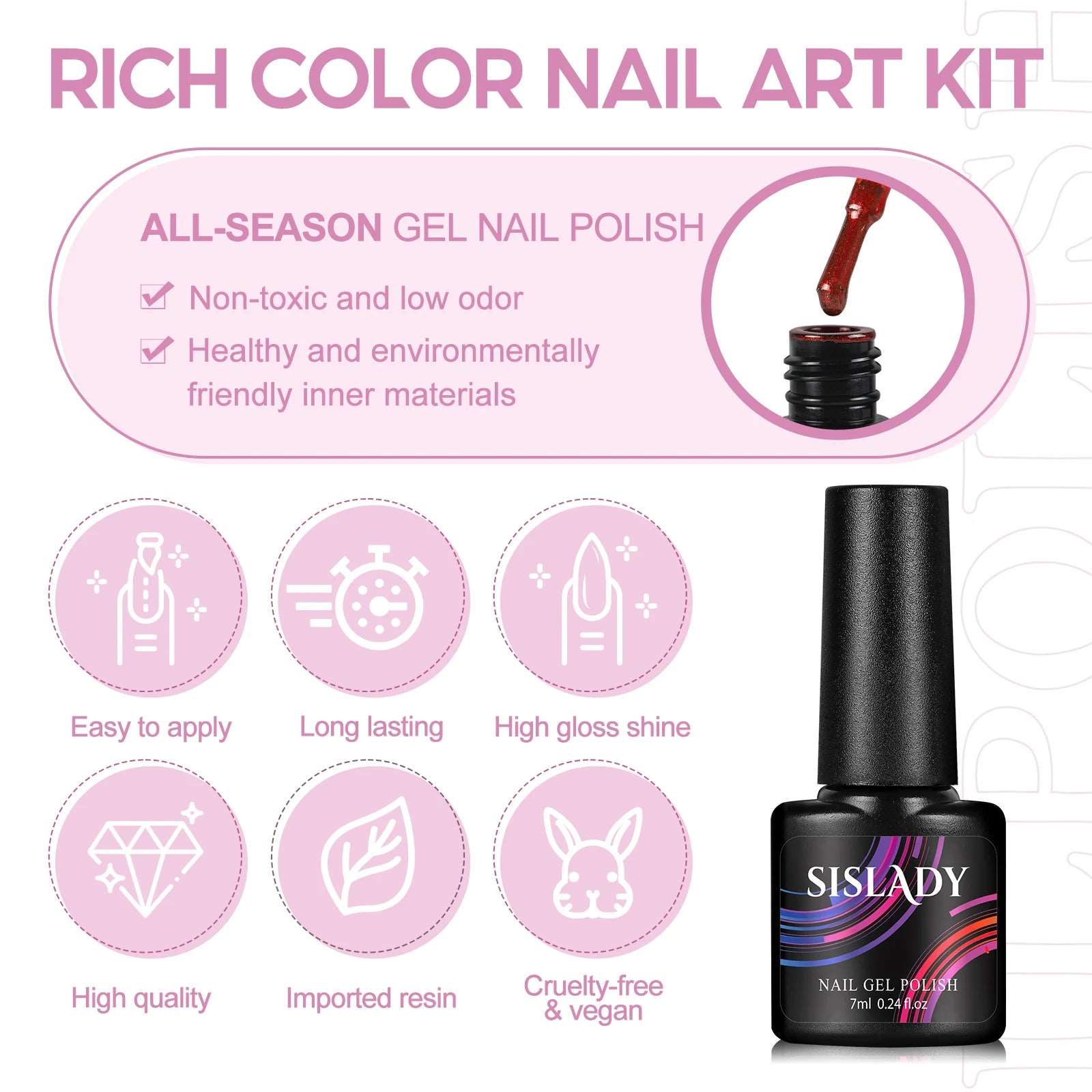Enamels Set SISLADY - Oferta maquillajes