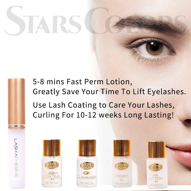Eyelash niza and nutre Kit STARS COLORS - myglowmuse