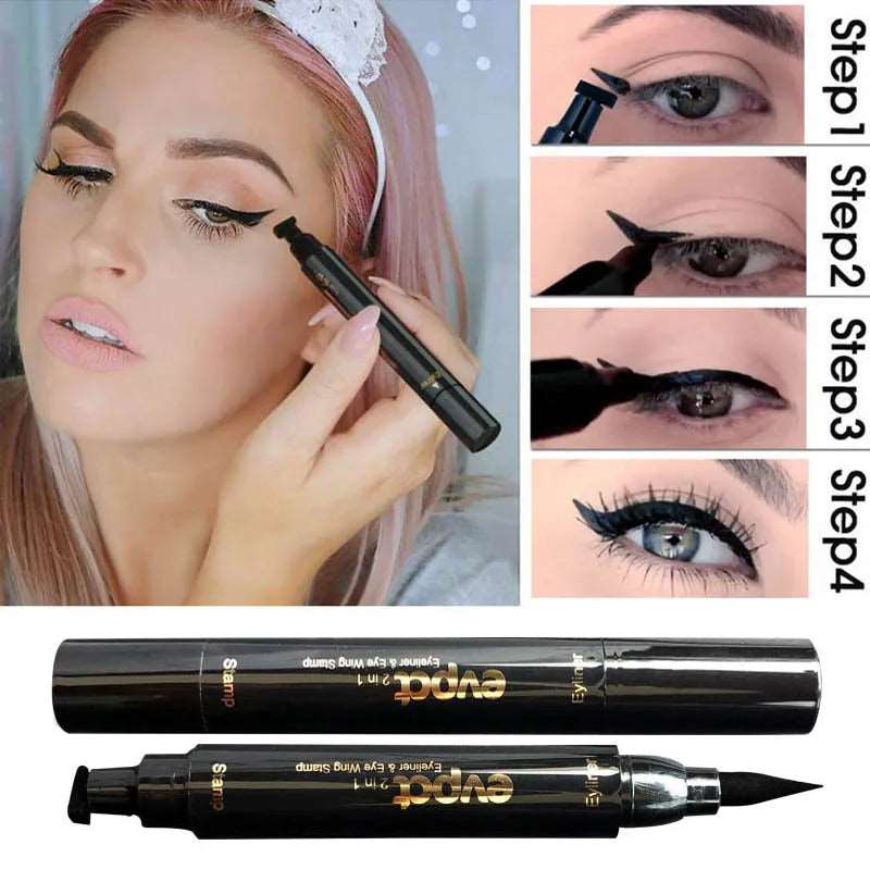 Eyeliner 2 in 1 QIC - Oferta maquillajes