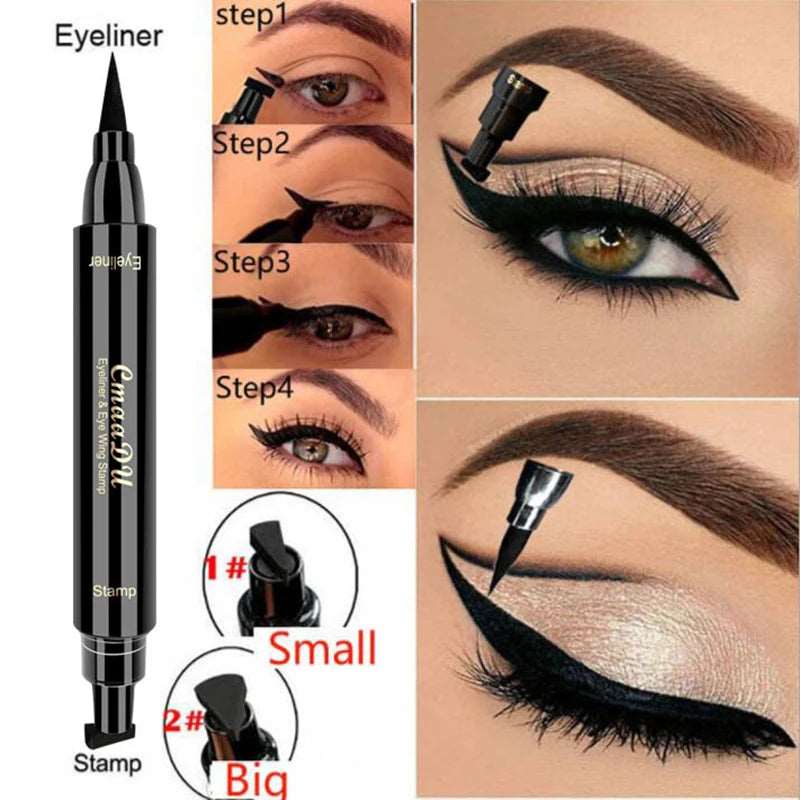 Eyeliner 2 in 1 QIC - Oferta maquillajes