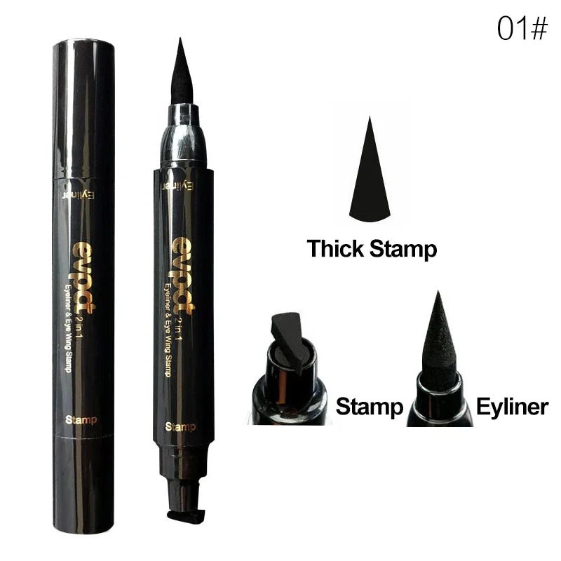 Eyeliner 2 in 1 QIC - Oferta maquillajes