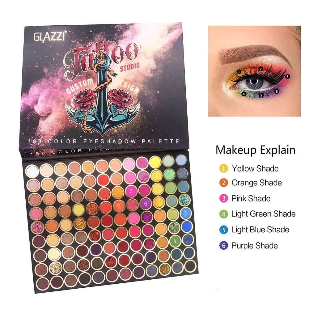 Eyeshadow Palette GLAZZI - myglowmuse