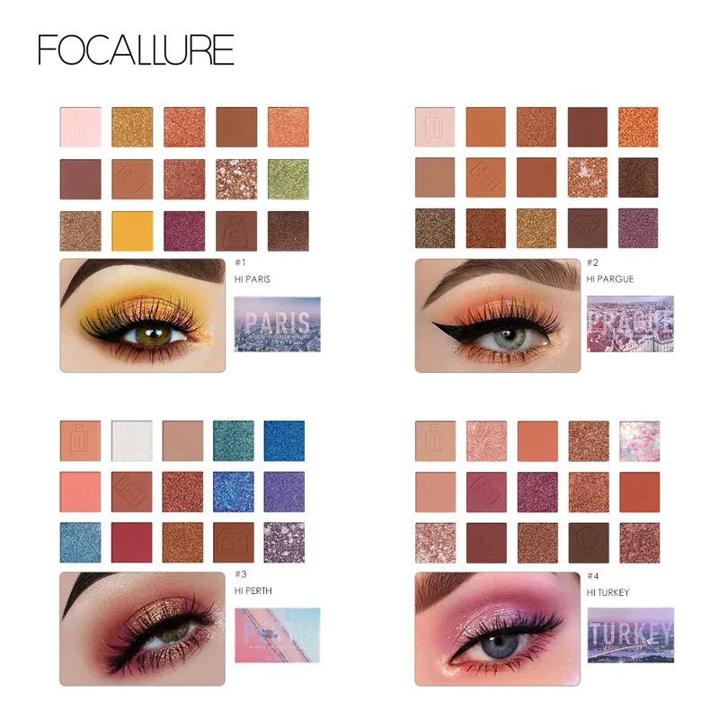 Eyeshadow Pallete FOCALLURE - myglowmuse