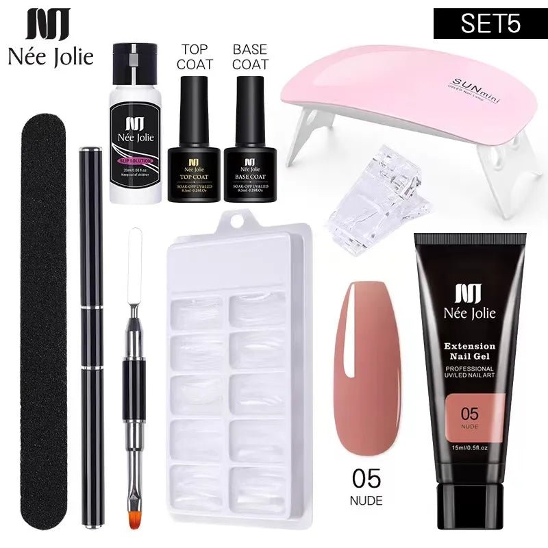 Lamp Nail Gel Set NEE JOLIE - myglowmuse