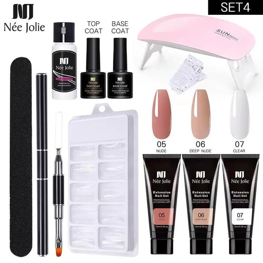 Lamp Nail Gel Set NEE JOLIE - myglowmuse