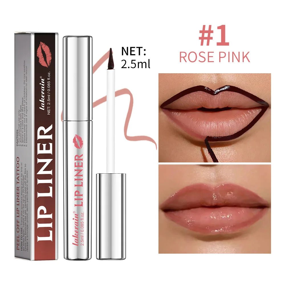 Lip Liner Lipgloss Waterproof LAKERAIN - myglowmuse