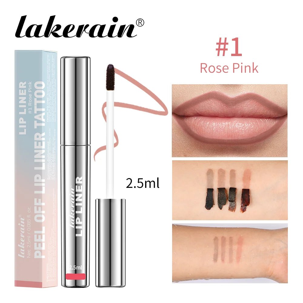 Lip Liner Lipgloss Waterproof LAKERAIN - myglowmuse