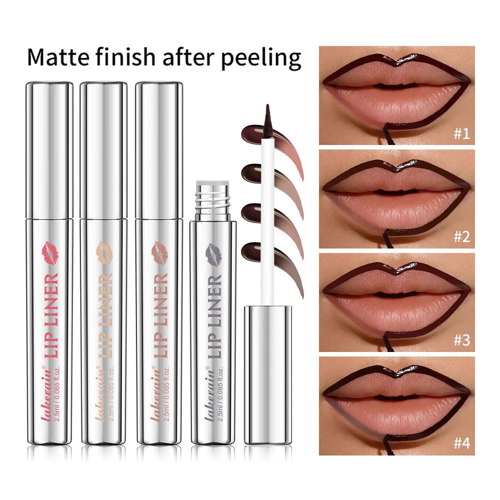 Lip Liner Lipgloss Waterproof LAKERAIN - myglowmuse
