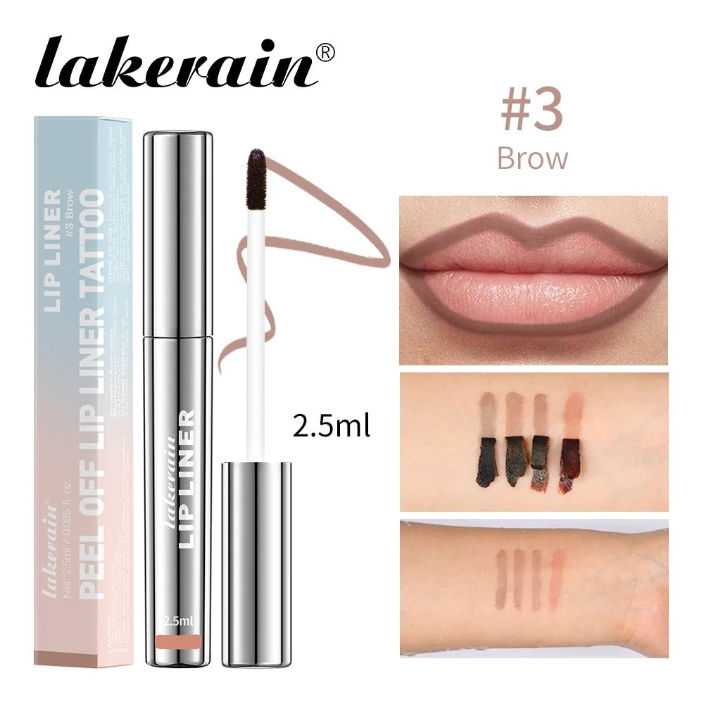 Lip Liner Lipgloss Waterproof LAKERAIN - myglowmuse