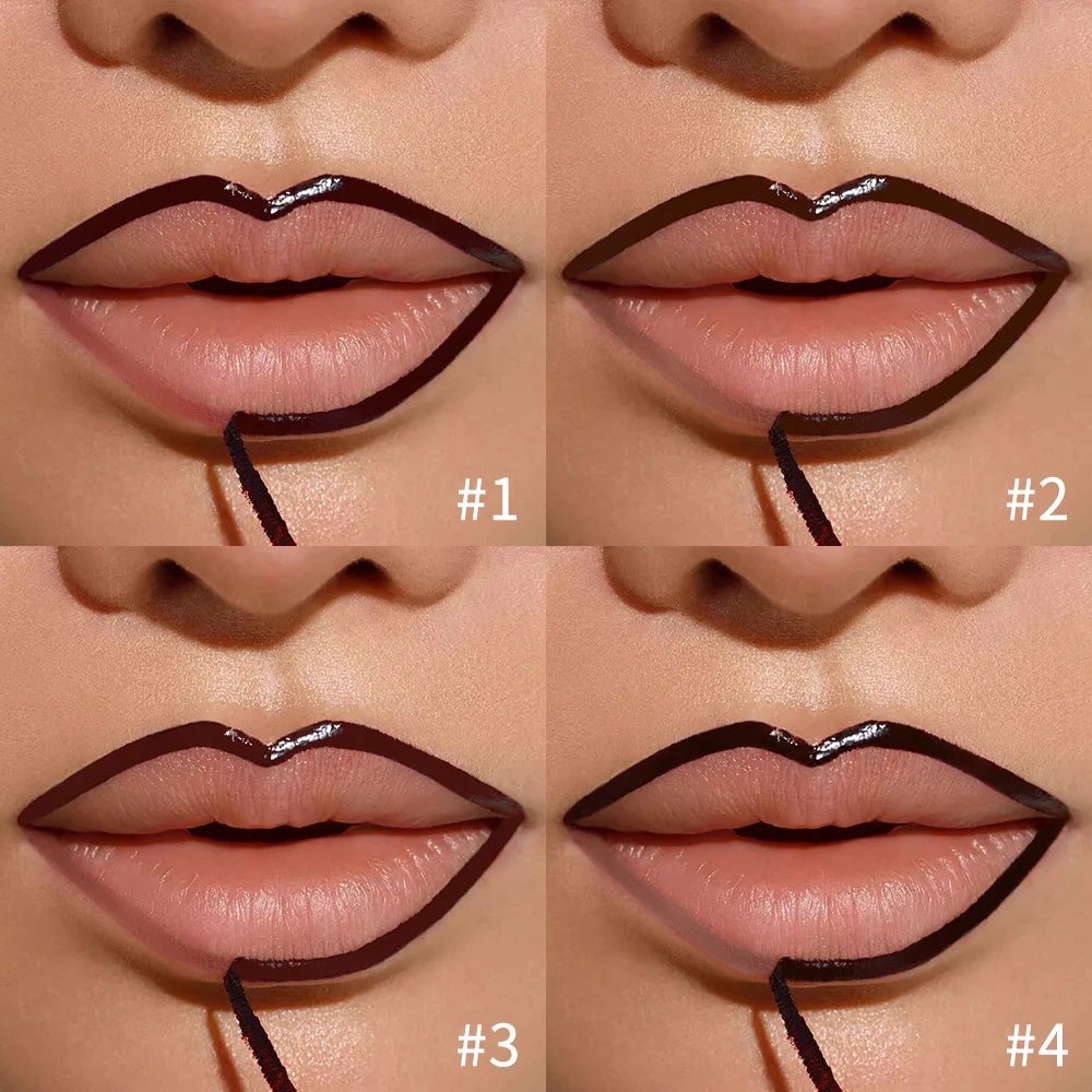 Lip Liner Lipgloss Waterproof LAKERAIN - myglowmuse