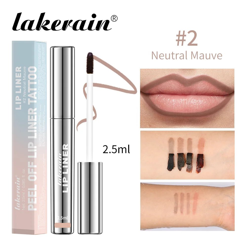 Lip Liner Lipgloss Waterproof LAKERAIN - myglowmuse