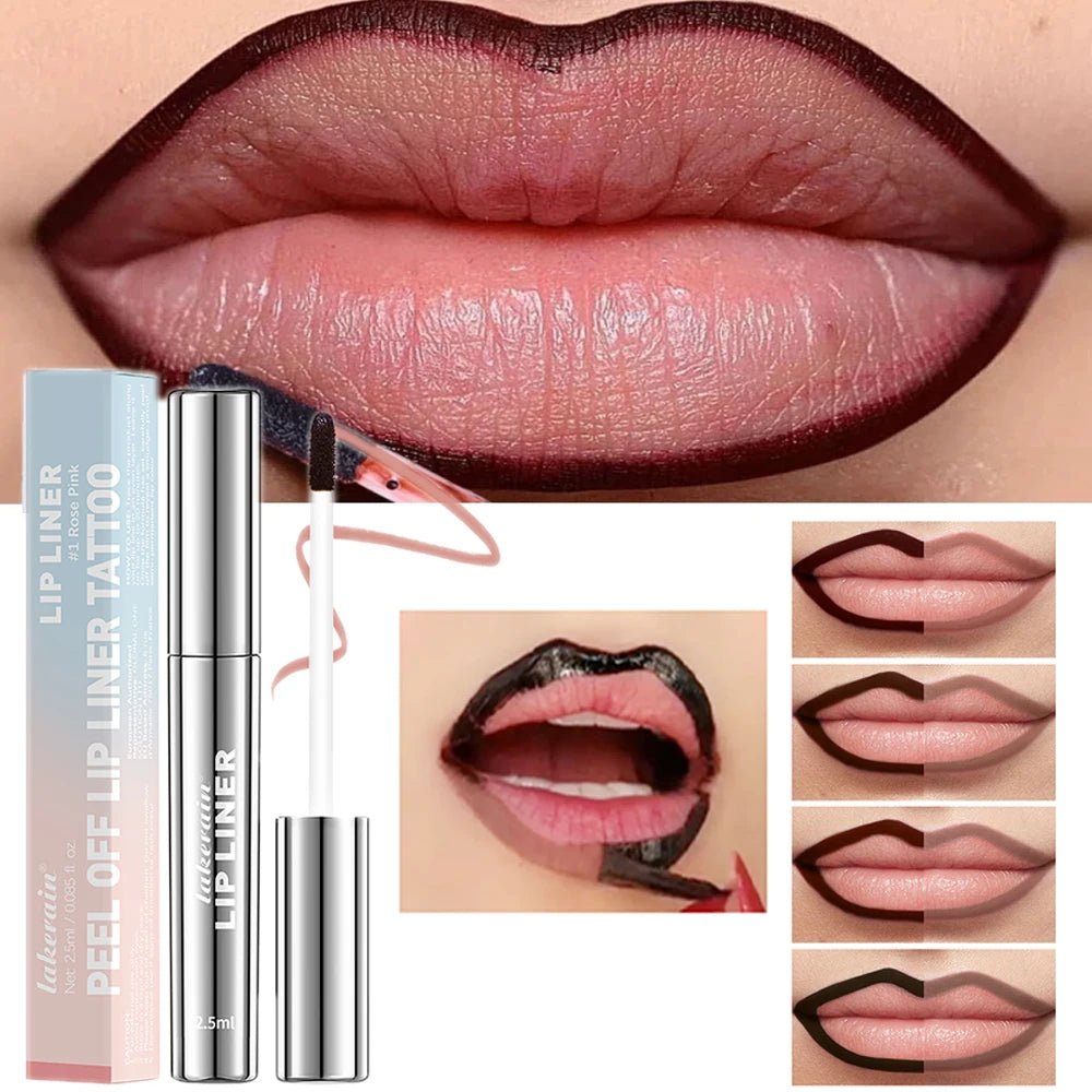 Lip Liner Lipgloss Waterproof LAKERAIN - myglowmuse