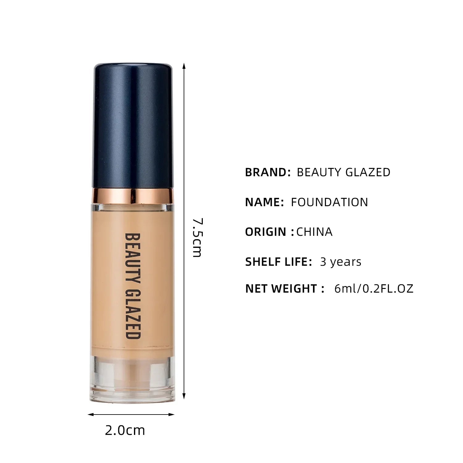 Liquid Foundation BEAUTY GLAZED - myglowmuse