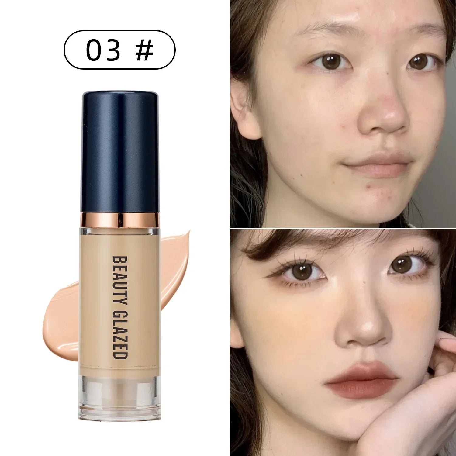 Liquid Foundation BEAUTY GLAZED - myglowmuse