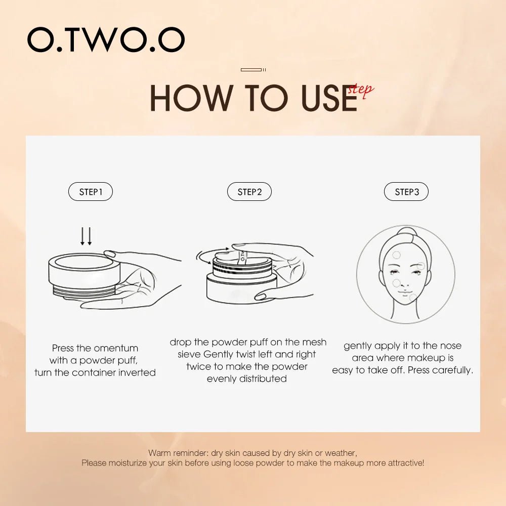 Loose Powder O.TWO.O - Oferta maquillajes