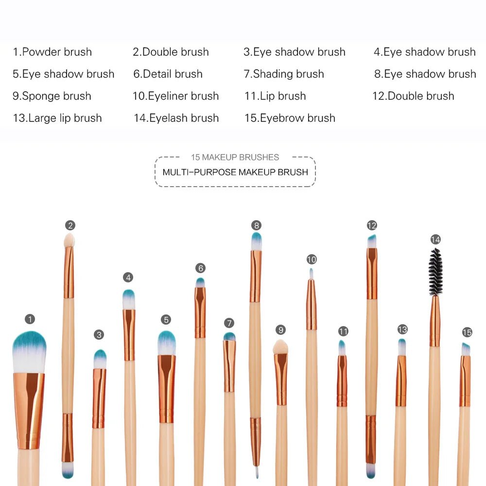 Makeup Brushes MAANGE - Oferta maquillajes
