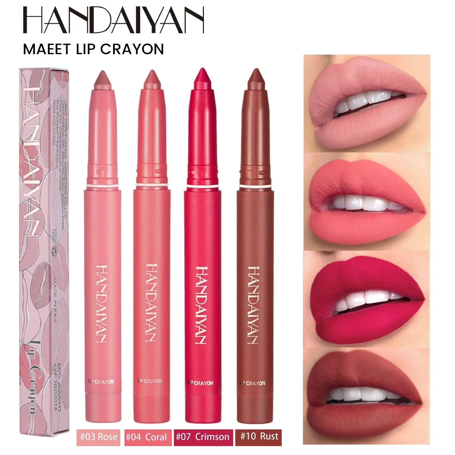 Matte Lip Liner HANDAIYAN - Oferta maquillajes