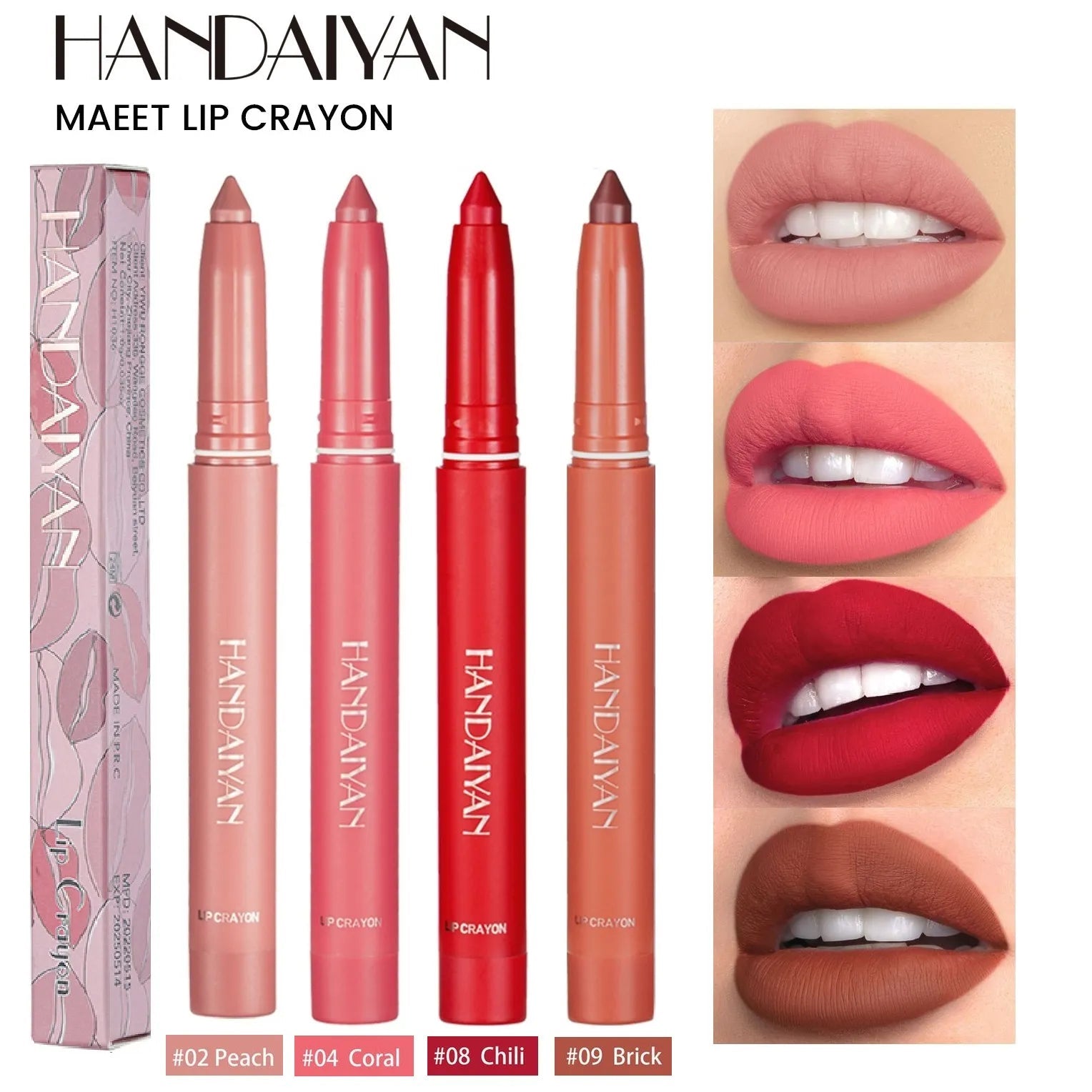 Matte Lip Liner HANDAIYAN - Oferta maquillajes