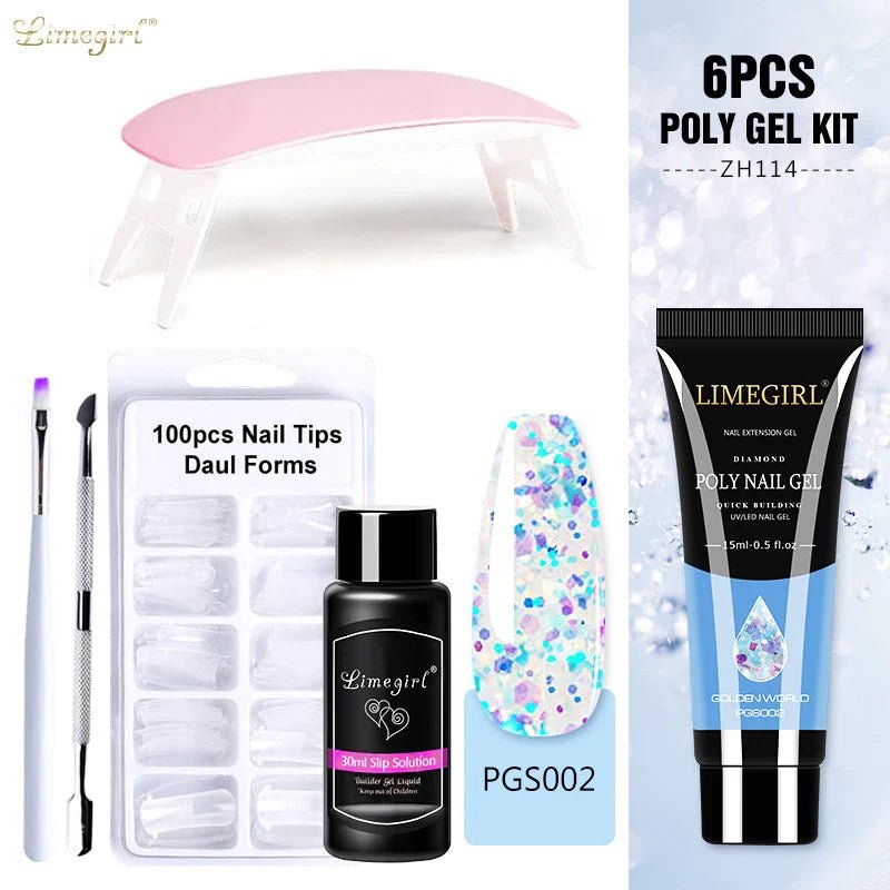 Nail Gel Set LIMEGIRL - Oferta maquillajes