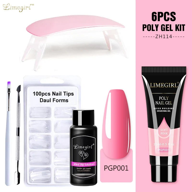 Nail Gel Set LIMEGIRL - Oferta maquillajes