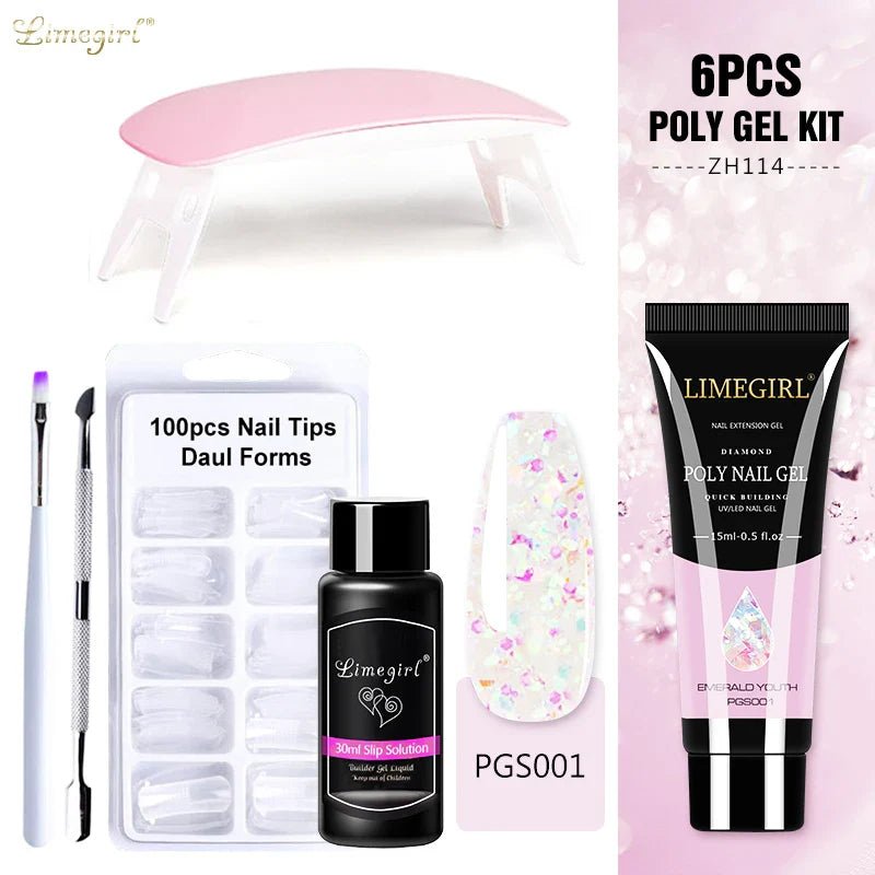Nail Gel Set LIMEGIRL - Oferta maquillajes