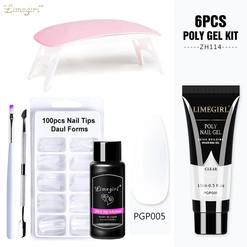 Nail Gel Set LIMEGIRL - myglowmuse