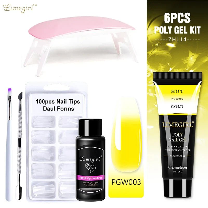 Nail Gel Set LIMEGIRL - Oferta maquillajes