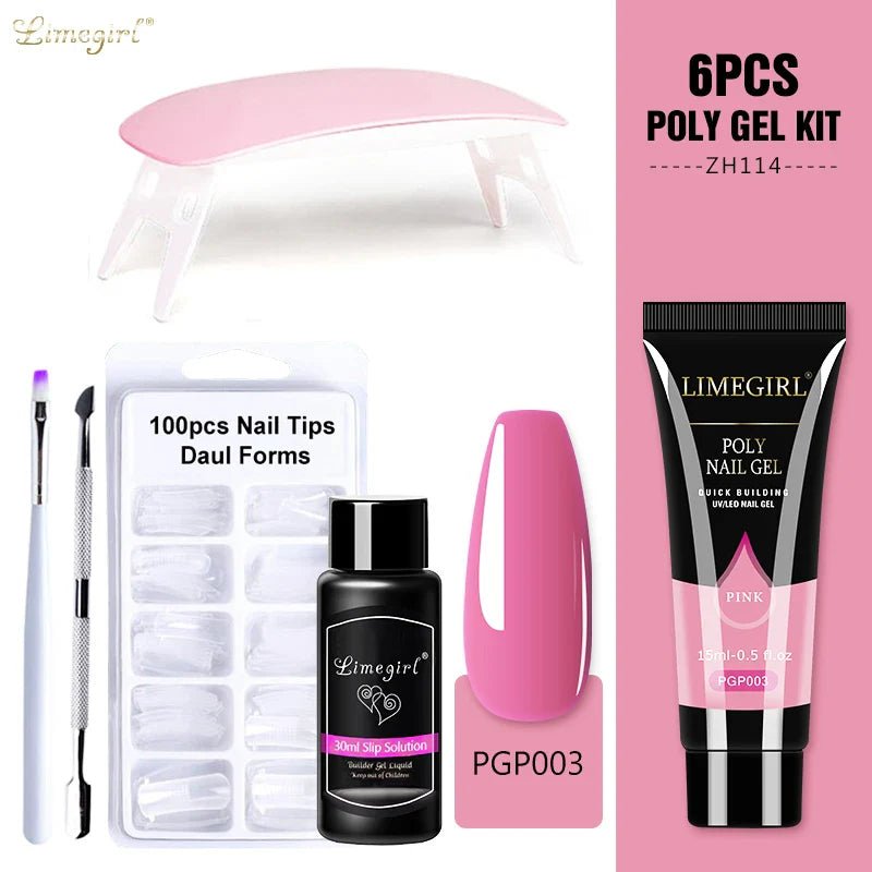 Nail Gel Set LIMEGIRL - myglowmuse