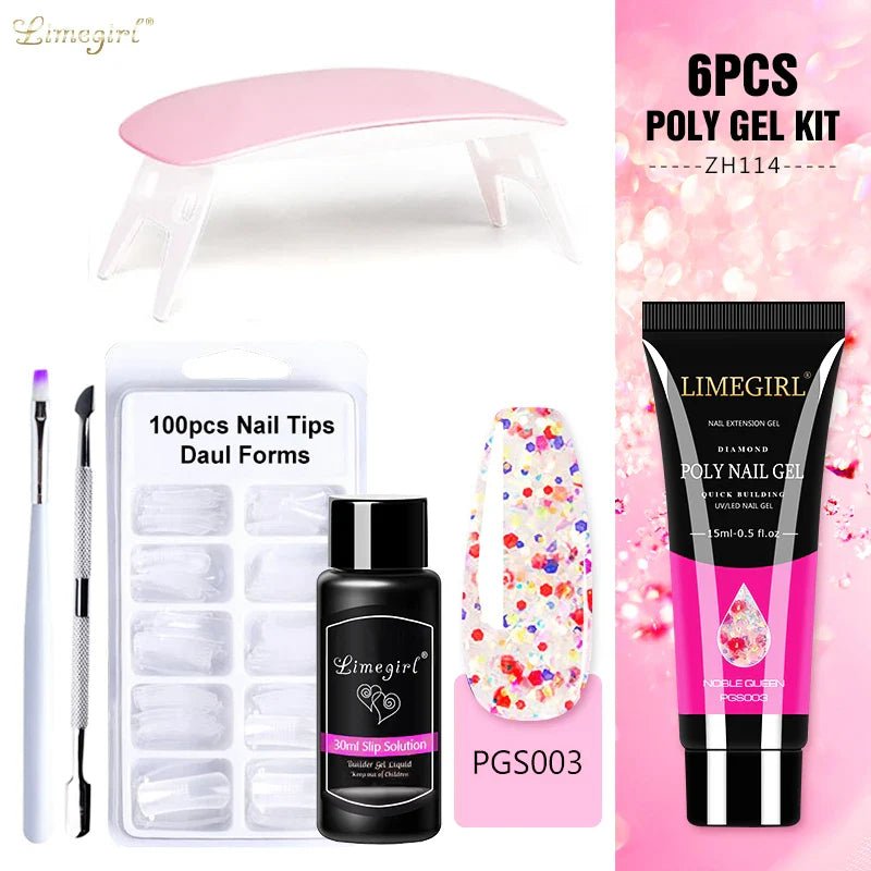 Nail Gel Set LIMEGIRL - Oferta maquillajes