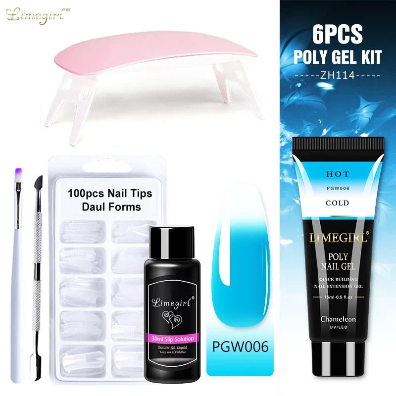 Nail Gel Set LIMEGIRL - Oferta maquillajes