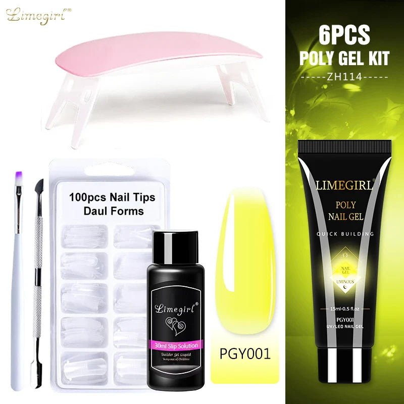 Nail Gel Set LIMEGIRL - Oferta maquillajes