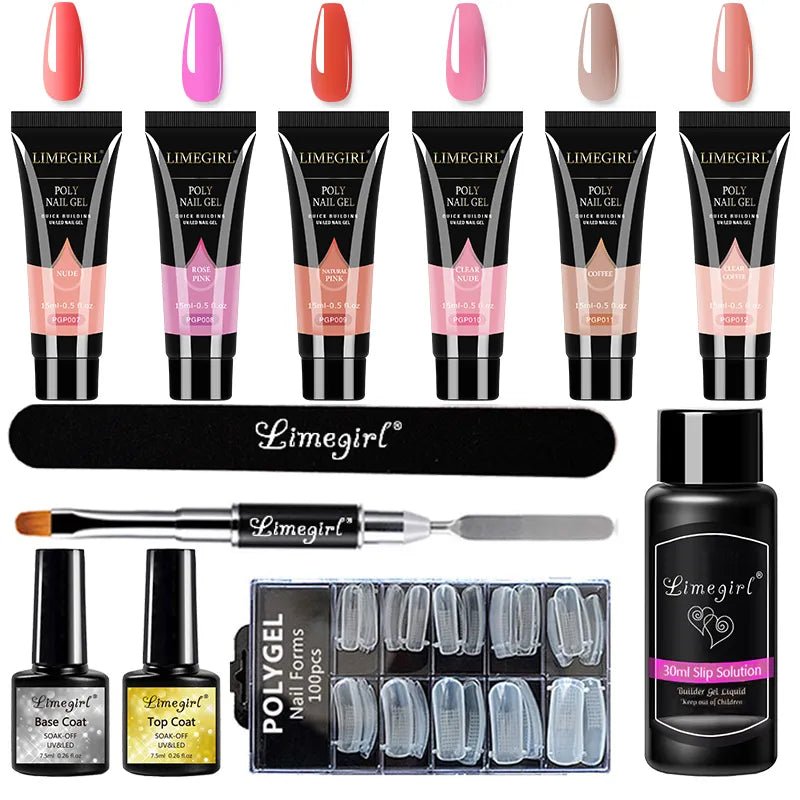 Nail Gel Set LIMEGIRL - myglowmuse