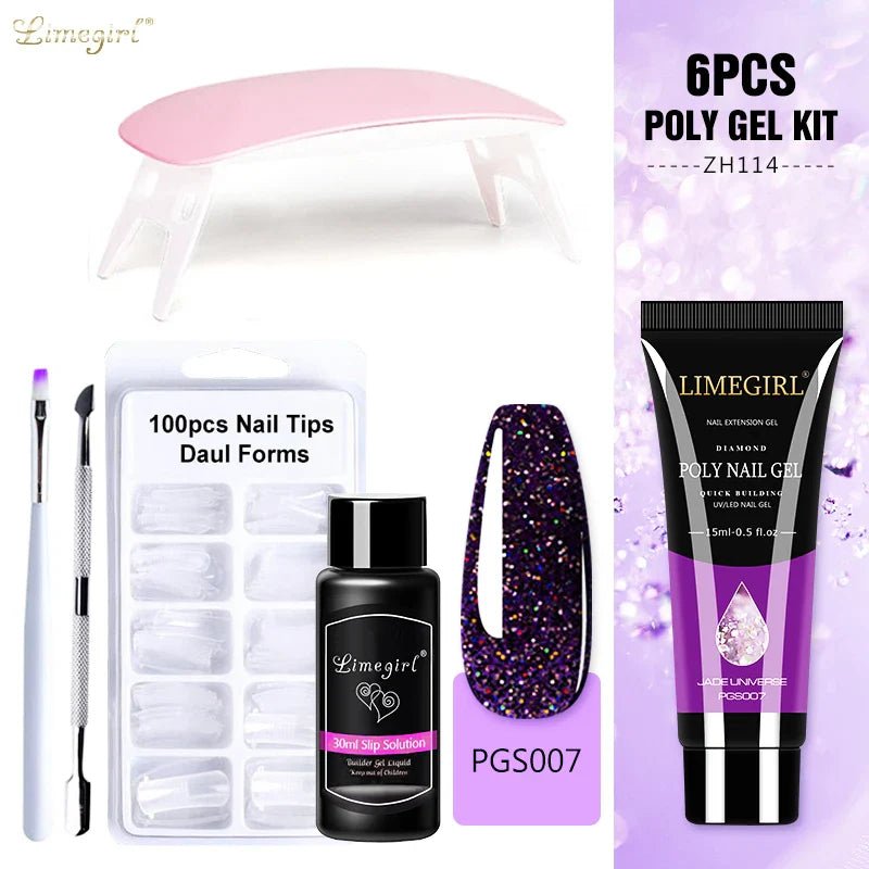 Nail Gel Set LIMEGIRL - Oferta maquillajes
