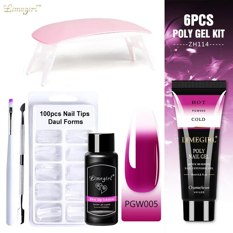 Nail Gel Set LIMEGIRL - Oferta maquillajes