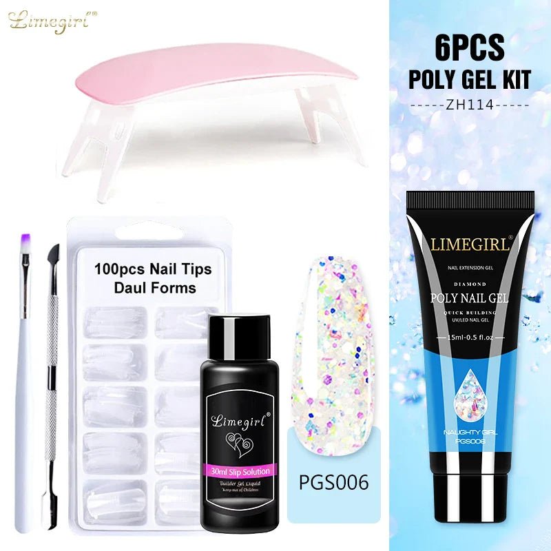 Nail Gel Set LIMEGIRL - Oferta maquillajes