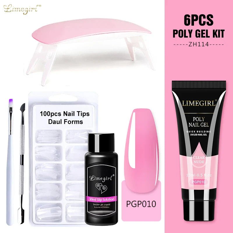 Nail Gel Set LIMEGIRL - myglowmuse